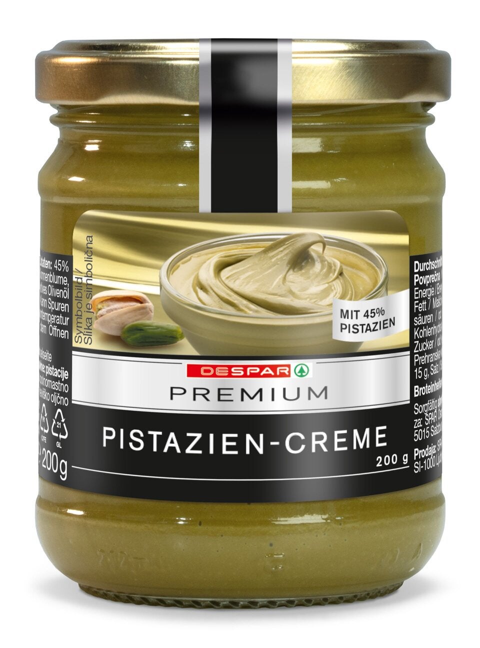 Feinste Pistaziencreme.