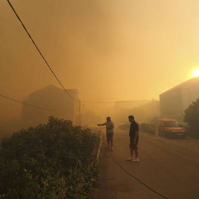 Brände bedrohen Split