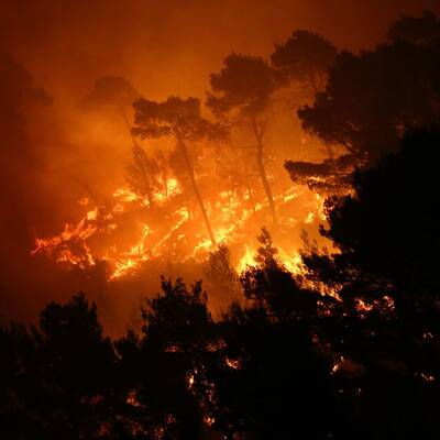 Brände bedrohen Split