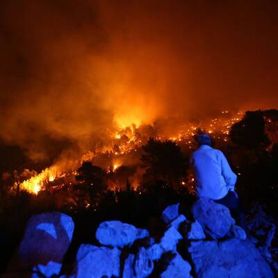 Brände bedrohen Split