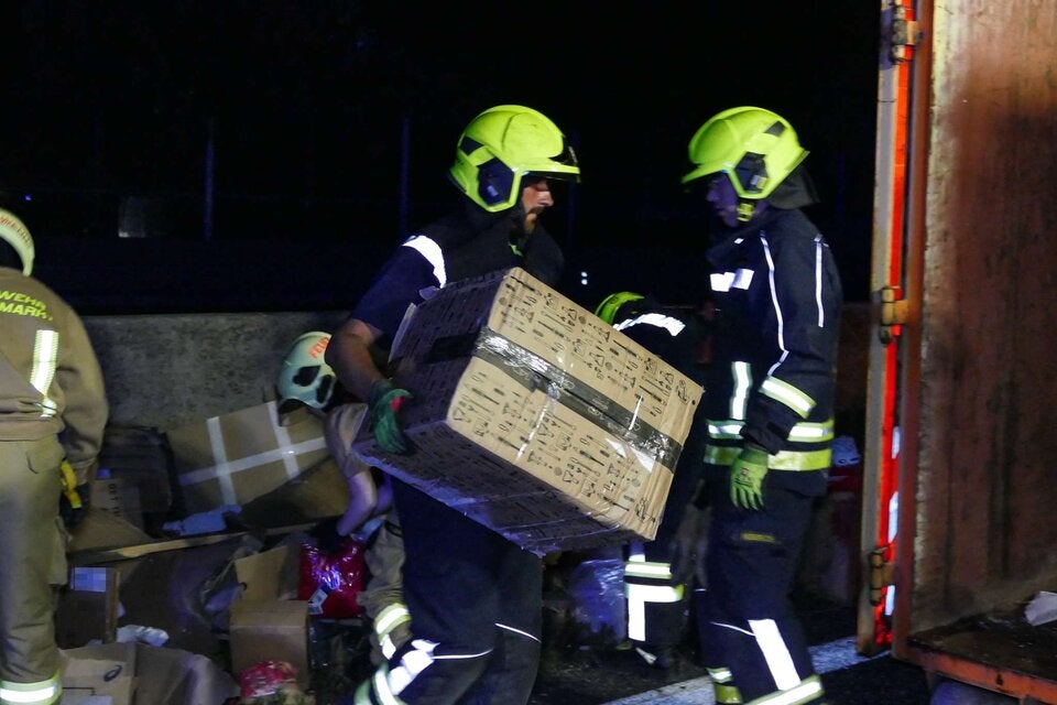 Pakete Unfall Westautobahn