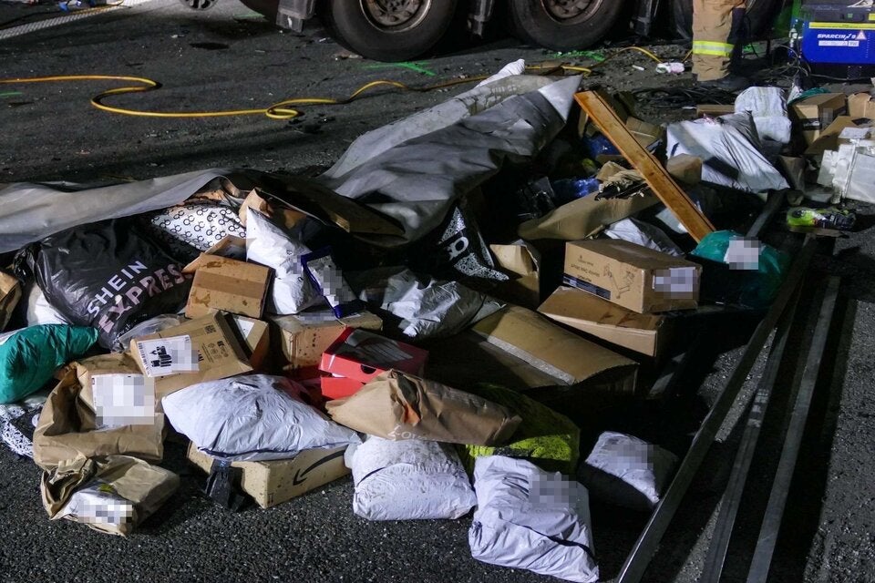 Pakete Unfall Westautobahn