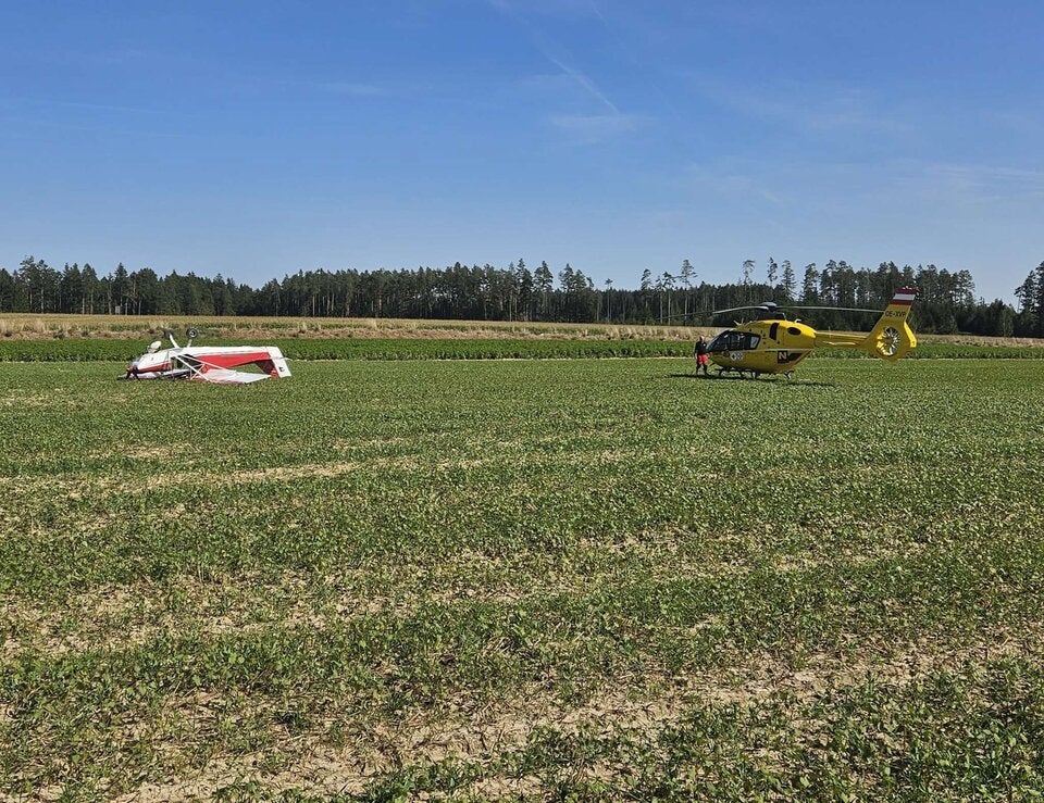 Kleinflugzeug in Niederösterreich abgestürzt
