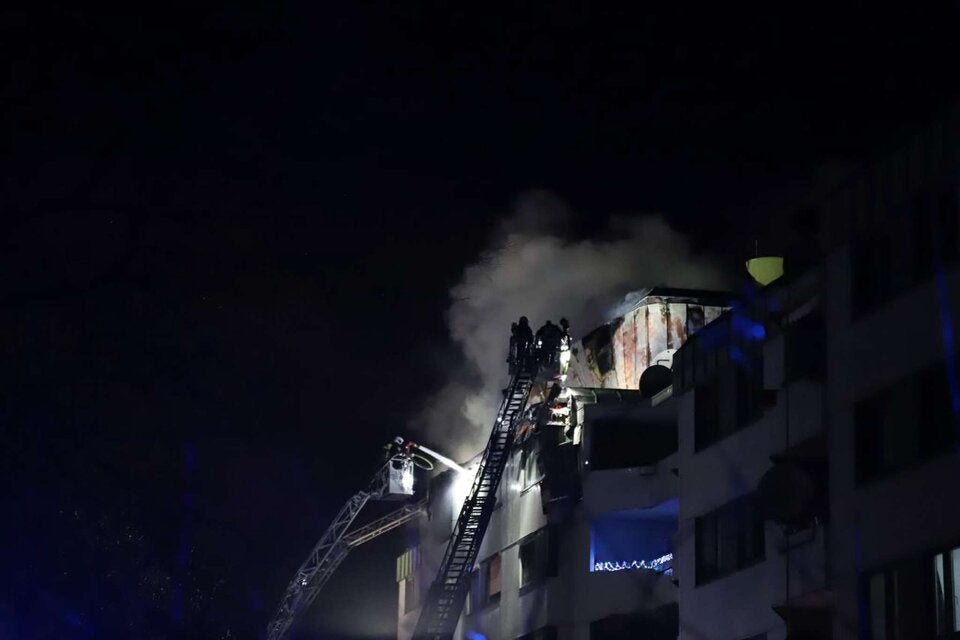 Dachgeschossbrand in Simmering