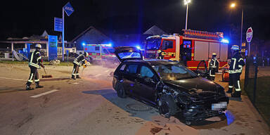 Vier verletzte &Ouml;sterreicher auf Tankstelle