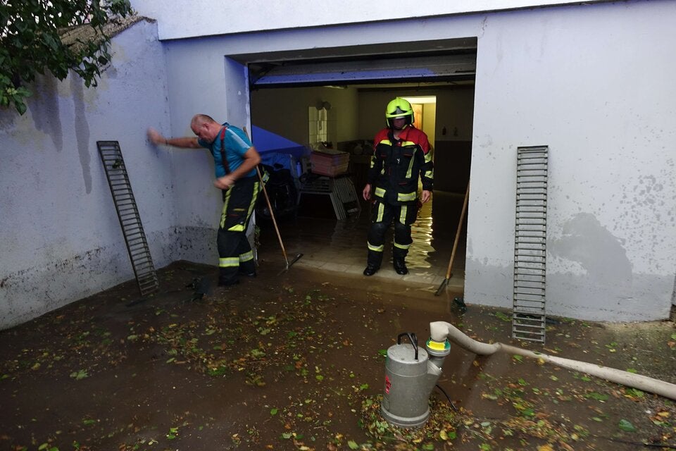 Gewitterzellen hielten Feuerwehren auf Trab