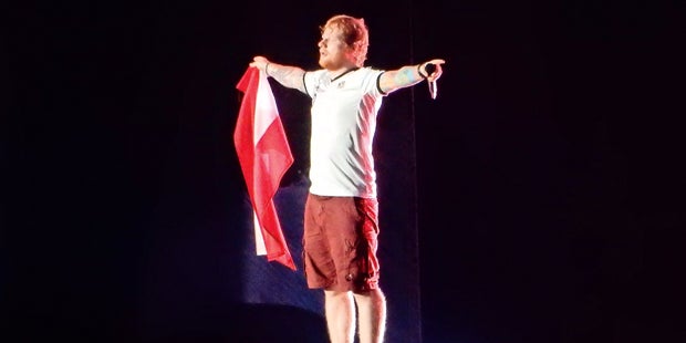 Sheeran rockt sich in alle Herzen