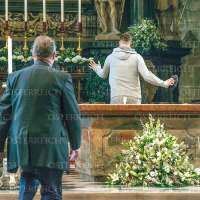 Kardinal Schönborn feierte Messe im Stephansdom 