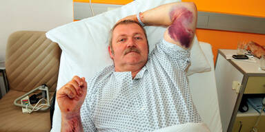 Soldat st&uuml;rzt  beim Garteln in Schacht