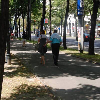 Der Ex-Bawag-Boss zeigte sich mit seiner Frau Ruth und dem Hund