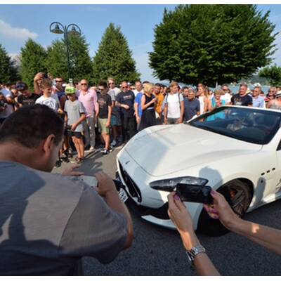 Lugner crasht Maserati