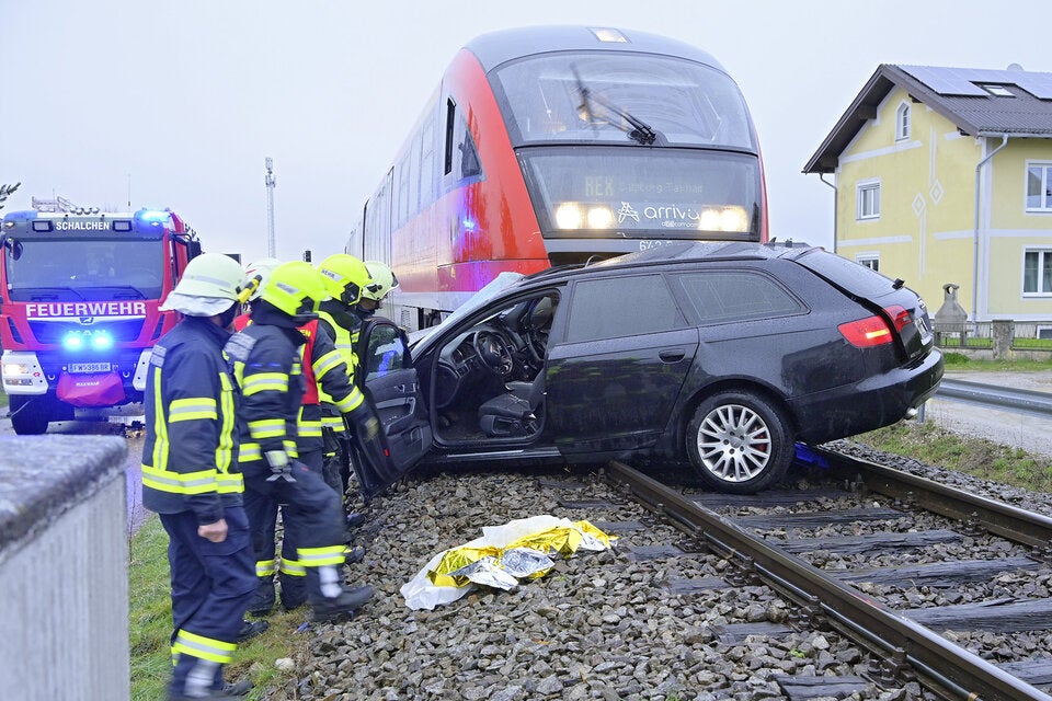 Zug-Unfall in Schalchen