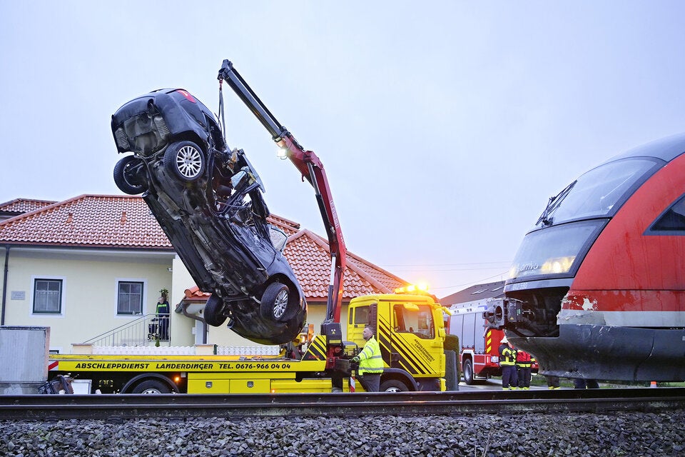 Zug-Unfall in Schalchen