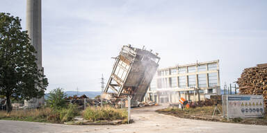 Kesselhaus wird abgerissen