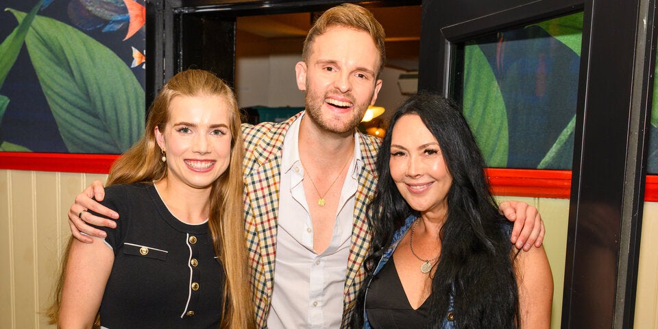 Herby Stanonik mit Anna Strigl und Petra Stumpf.