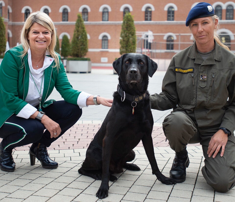 Welthundetag: Tanner empfängt Einsatzhund 