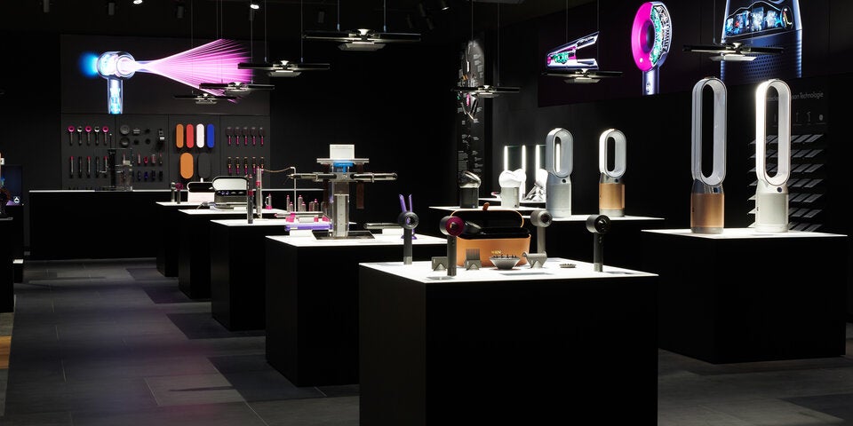 So sieht der erste Dyson-Shop Österreichs aus