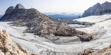 Dachstein schmilzt rapide