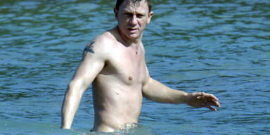 Lizenz zum Sexysein: Daniel Craig am Strand