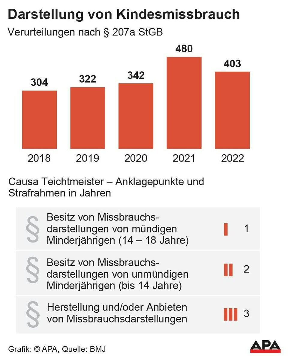 Dastellung von Kindesmissbrauch - Verurteilungen