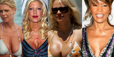 Das Hollywoods schlechteste Brüste tara reid tori spelling pamela anderson whitney houston