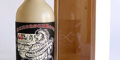 Das 'Schorschbräu' hat 'nur' 40 Volumenprozente