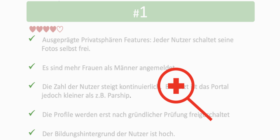 Vorschau Dating - Testsieger