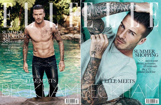 David Beckham als erstes männliches Covergirl