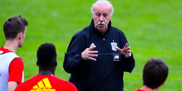 Del Bosque Spanien Training