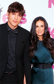 Demi Moore (47) & Ashton Kutcher (32)