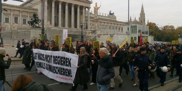 Demo Burschenschafter