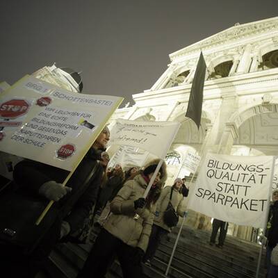 Trauerzug durch die Wiener City