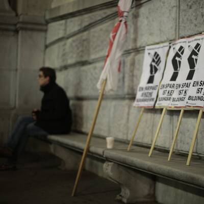 Trauerzug durch die Wiener City