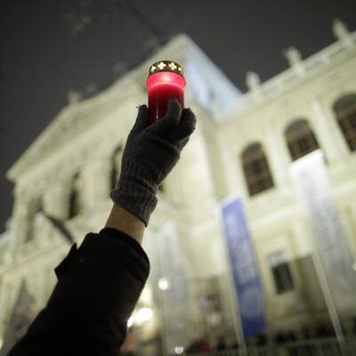 Trauerzug durch die Wiener City
