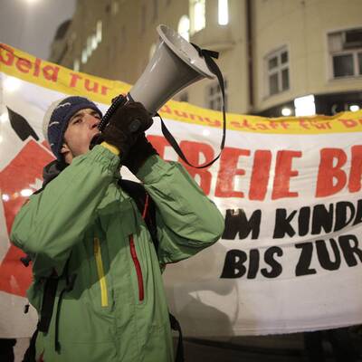 Trauerzug durch die Wiener City