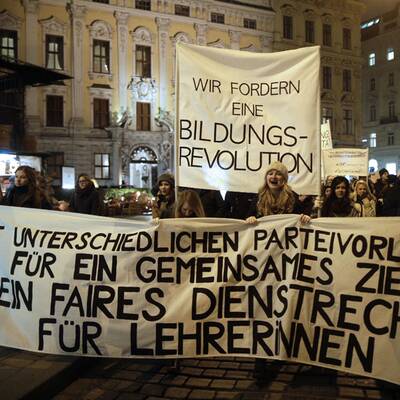 Trauerzug durch die Wiener City