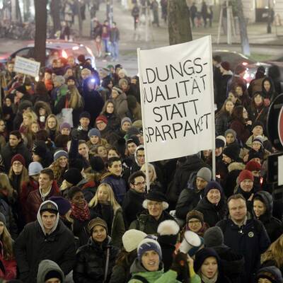 Trauerzug durch die Wiener City