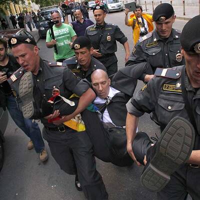 Moskau: Festnahmen bei Homosexuellen-Demo