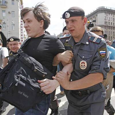 Moskau: Festnahmen bei Homosexuellen-Demo