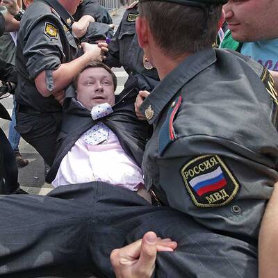 Moskau: Festnahmen bei Homosexuellen-Demo