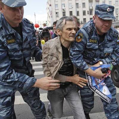 Moskau: Festnahmen bei Homosexuellen-Demo