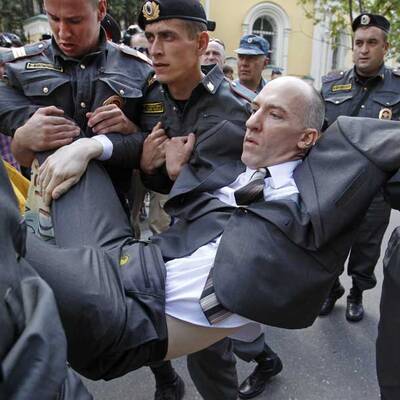 Moskau: Festnahmen bei Homosexuellen-Demo