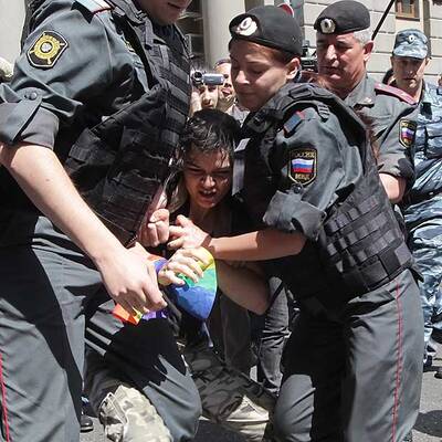 Moskau: Festnahmen bei Homosexuellen-Demo