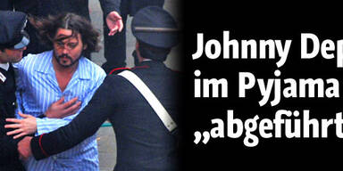 Johnny Depp im Pyjama 