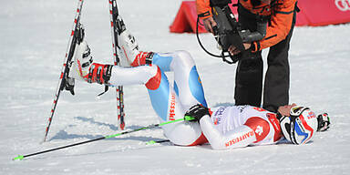 Der Schweizer schmiss sich in den Schnee