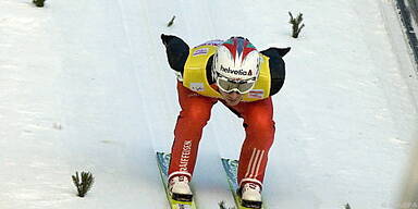 Ammann erster Schweizer Skisprung-Weltcup-Sieger