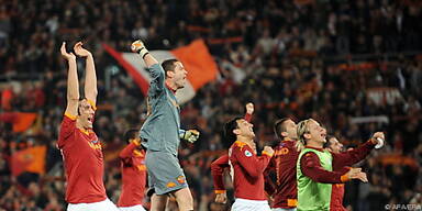 Der Sieg gegen Inter wurde ausgiebig gefeiert