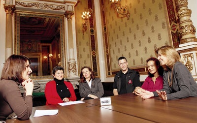 Desirée Treichl-Stürgkh mit ihrem Team