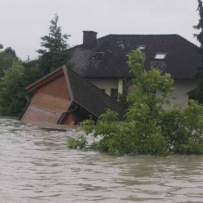 Hochwasser in Österreich