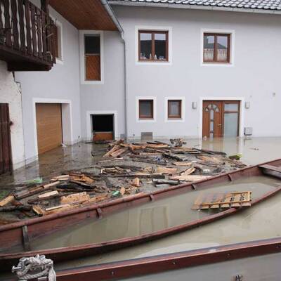 Hochwasser in Österreich